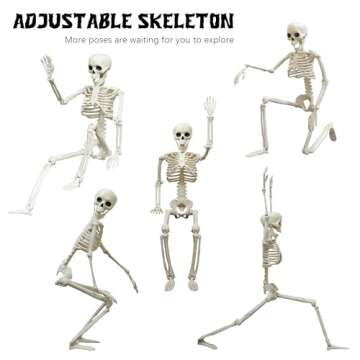 26-Inch NEROSUN Halloween Skeletons for Spooky Decor