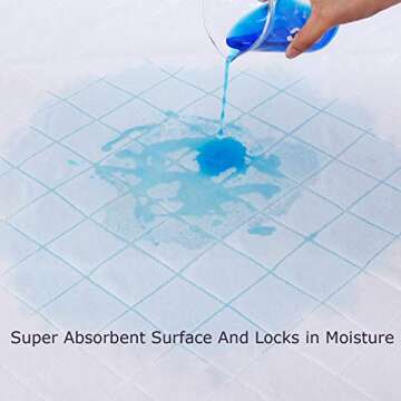 Waterproof Crib Mattress Protector 27" x 38", Non-Slip & Sturdy Mattress Pad Mat, 4 Layers Incontine...