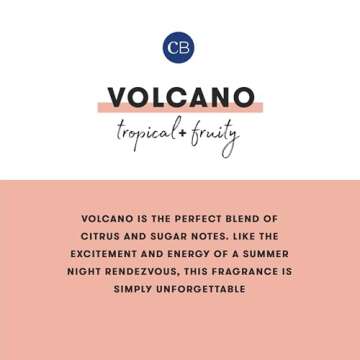 Capri Blue Volcano Scented Candles for Home - Mercury Iridescent Inverted Jar Candles - Housewarming Gifts for Women & Men - Long Burning Soy Wax Blend - Capri Blue Volcano (10 oz)