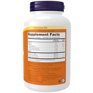 NOW Foods Super Omega 3-6-9 Softgels - Essential Fatty Acids for Cardiovascular Health