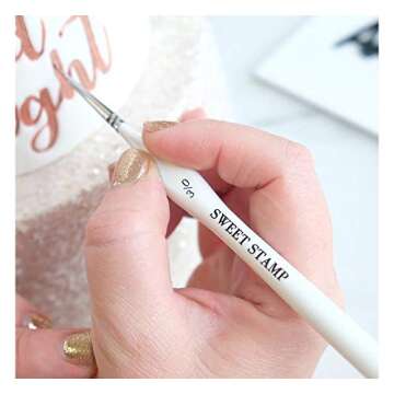 AmyCakes Professional Brush Duo for Cake Decorating