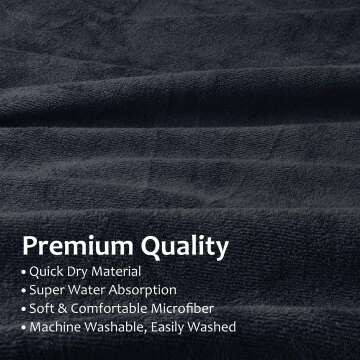 Hooded Surf Poncho for Easy Change & Drying