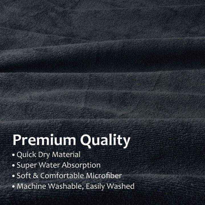 Hooded Surf Poncho for Easy Change & Drying