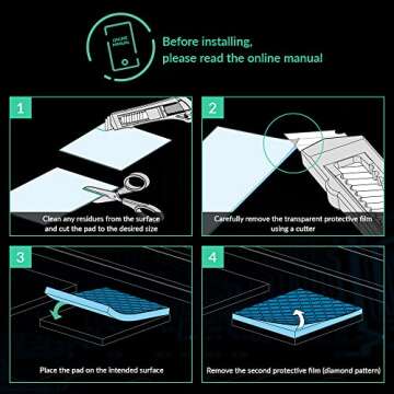 ARCTIC TP-3: Premium Performance Thermal Pad, 200 x 100 x 1.0 mm (Stackable to 2.0 mm Without Perfor...