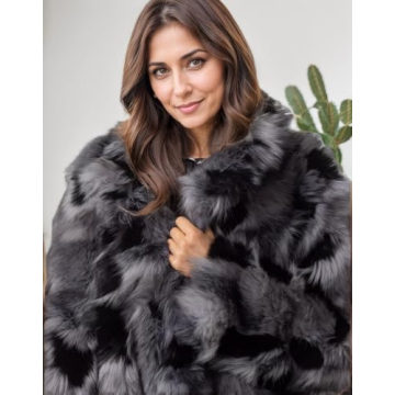Stylish Tngan Warm Faux Fur Coat for Women - Brown Outerwear