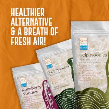 Sea Tangle Kelp Noodles - Low Calorie Gluten Free Noodles