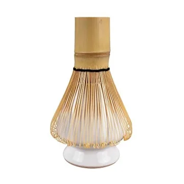 BambooMN Matcha Bowl Set - Complete 5 Piece Kit in White