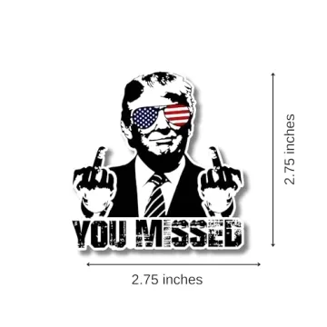 Trump 2024 Stickers - 3 Durable Vinyl Decals