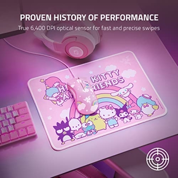 Hello Kitty Gaming Bundle: Razer DeathAdder & Mouse Pad Set