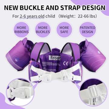 Elejolie Toddler Swim Vest for Safety and Fun