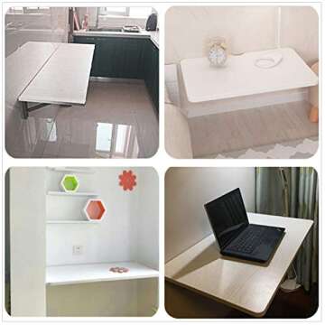 Toirxarn Heavy Duty Folding Shelf Brackets for Space Saving