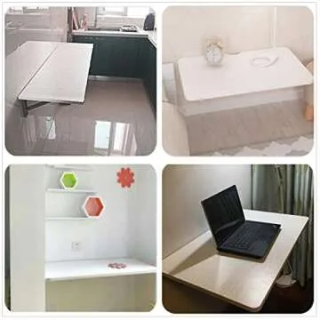 Toirxarn Heavy Duty Folding Shelf Brackets for Space Saving