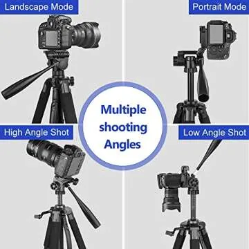 Aureday 74’’ Tripod: Lightweight & Versatile Camera Tool