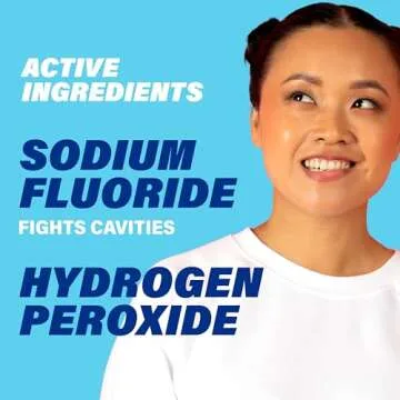 ACT Whitening + Anticavity Fluoride Mouthwash 16.9 fl. oz. With Zero Alcohol, Dye Free, Gentle Mint