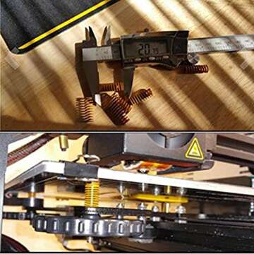 Light Load Die Spring 8mm OD for 3D Printing Pack of 20