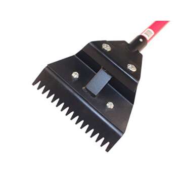 Bully Tools 91110 10-Gauge ProShingle with Fiberglass D-Grip Handle and Notched Teeth