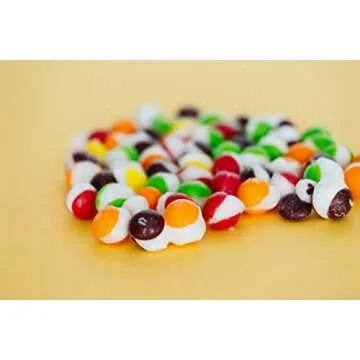 Freeze Dried Skittles Fruit Crunch Original candy 4oz gift bag strawberry, green apple, grape, lemon, lime orange crunchy sweet treat snack food storage RJ Pantry freeze dried candy