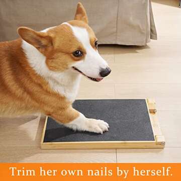 VIROTEE Dog Scratch Pad - Stress-Free Nail Care Solution