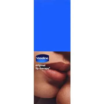Vaseline Lip Therapy Original 0.25 Ounce Jar, Pack of 8 for Soft Lips