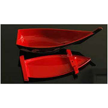 JapanBargain Sushi Boat Serving Tray - 21 Inch Lacquered Delight