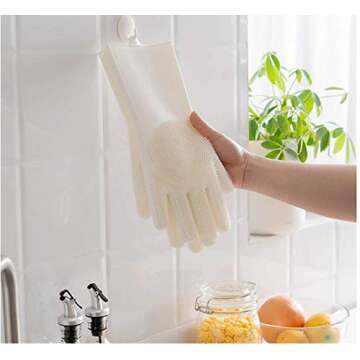 Yinceber Silicone Gloves for Pet Grooming & Cleaning