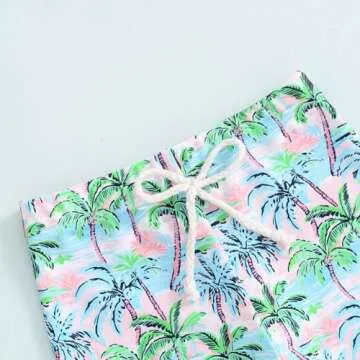 Baby Boy Swimsuit Toddler Baby Boy Beach Swim Shorts Bathing Suitt Swimsuit Swimwear Shorts Boys Swim Trunks (AD-Pink,6-12 Months)