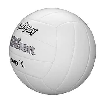 Wilson AVP Soft Play Volleyball - Official Size, White