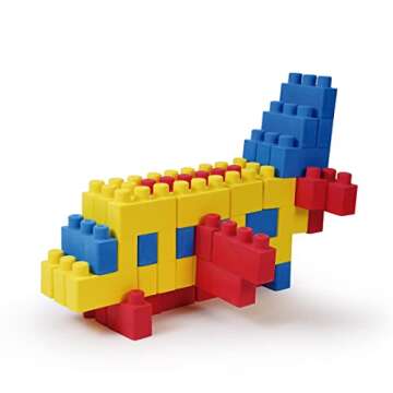 IBRICK Foam Building Blocks 40-Piece Educational Set