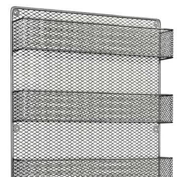 Spice Rack Organizer - Space-Saving Wall-Mount 5-Tier Wire Shelves for Pantry or Cabinets - Kitchen ...