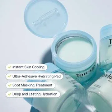 Torriden DIVE IN Multi Pad (80 pads) | Serum infused Facial Pads for Cooling, Soothing, Hydrating Spot Masking | Hyaluronic Acid, Panthenol, Allantoin
