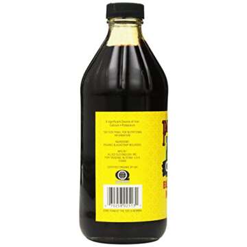 Molasses, Blackstrap, Unsulfured, Organic, 15 oz. - Natural Sweetener & Nutritional Powerhouse