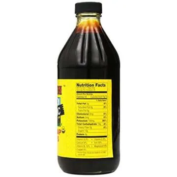 Organic Unsulfured Blackstrap Molasses - Nutrient-Rich Sweetener