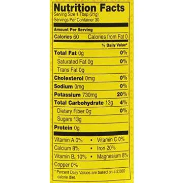 Organic Unsulfured Blackstrap Molasses - Nutrient-Rich Sweetener