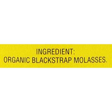 Organic Unsulfured Blackstrap Molasses - Nutrient-Rich Sweetener