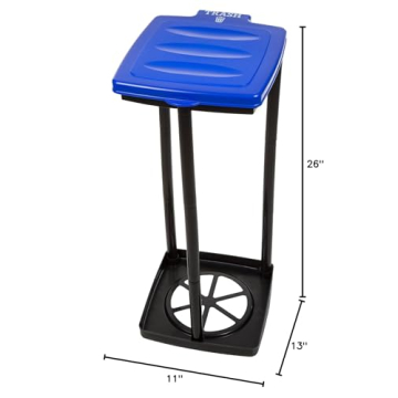 Wakeman Portable Trash Bag Holder for Indoor Outdoor Use