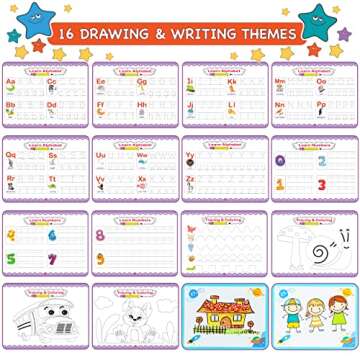 ECOFANTASY Montessori Toddler Busy Book - New 32 Themes Montessori Toys & Dry Erase Board for Toddlers - My Preschool Kindergarten Learning Activities - Quiet Activity Book for Kids Ages 3 4 5 6 7 8