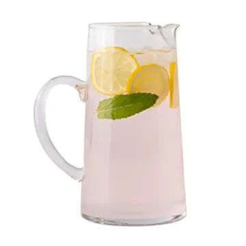 Elegant Glass Water Pitcher with Spout – Perfect for Entertaining