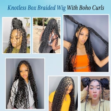 Olymei Boho Braided Wig for Effortless Beauty and Style