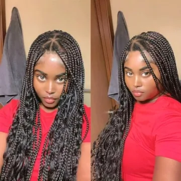 Olymei Boho Braided Wig for Effortless Beauty and Style