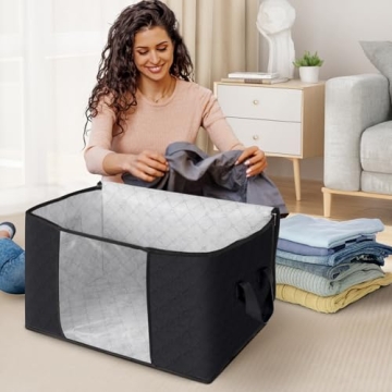 Fab Totes 6 Pack for Efficient Clothing Storage Solutions