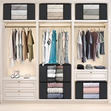 Fab Totes 6 Pack for Efficient Clothing Storage Solutions