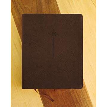 NIV, Journal the Word Bible (Perfect for Note-Taking), Leathersoft, Brown, Red Letter, Comfort Print...
