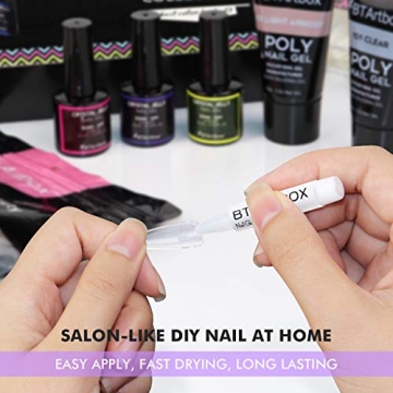 BTArtbox Nail Glue – Fast-Drying, 8 Pcs, Long-Lasting Adhesive