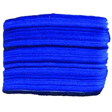 M. Graham Artist Oil Paint Phthalo Blue 1.25oz/37ml Tube - Vibrant Colors, Artist Quality