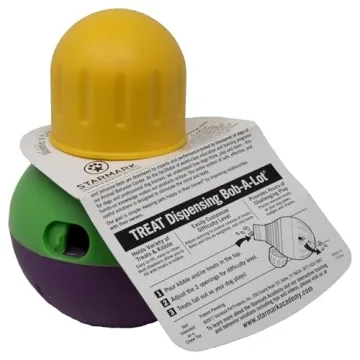 Durable Starmark Treat Dispensing Dog Toy