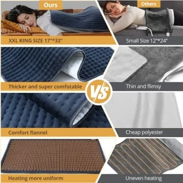Siinsay XXX-Large Heating Pad for Back Pain Relief