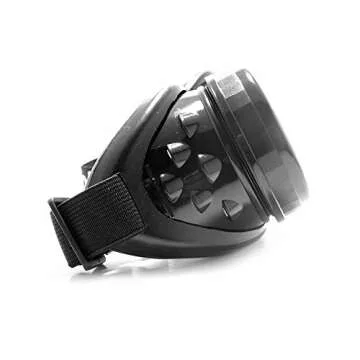 GloFX Tinted Steampunk Goggles for Festivals and Cosplay
