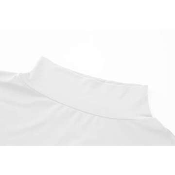 Kindcall Lightweight Mock Turtleneck Crop Top - Comfortable and Stylish