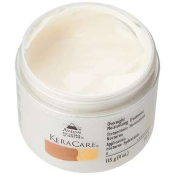 Avlon Keracare Overnight Moisturising Treatment - Deeply Hydrates Hair Overnight, 4 Ounce