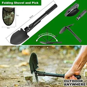 142 Pcs Survival Kit for Men Women Camping Adventures